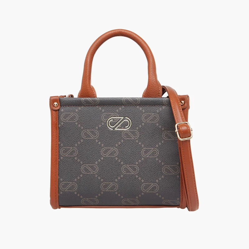 ساشا Monogram Print Crossbody Bag for Women
